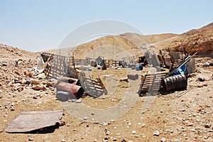 Bedouin village.