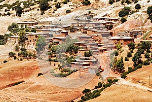 Bedouin village in Atlas mountains, Sahara, Morocco