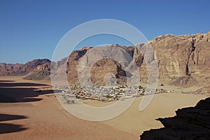 Bedouin village in Wadi Rum, Jordan