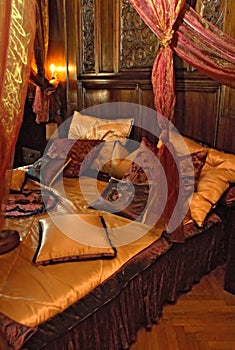 Bedroom in castle