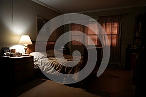 Bedroom in the concept and imagine themselves experiencing the atmosphere firsthand. AI Generated