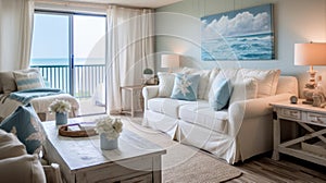 Bedroom decor, home interior design . Coastal Rustic style