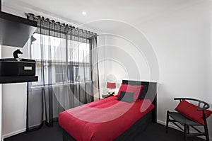 Bedroom design in a luxury modern house