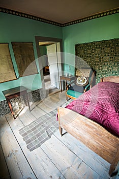 The bedroom at the Goethe House in Weimar, Germany