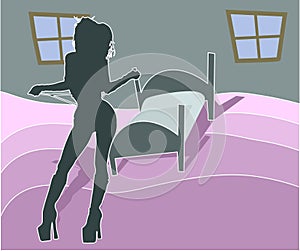 Bedroom illustration