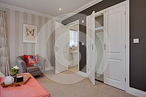 Bedroom  looking towards ensuite and wardrobe