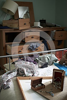 Bedroom Ransacked During Burglary