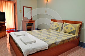 Bedroom in resort photo