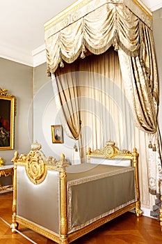 Bedroom with royal canopy bed