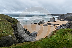 Bedruthan steps Cornwall
