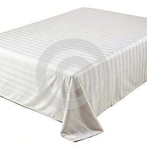 Bedsheet isolated on white background