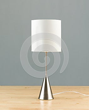 Bedside lamp isolated photo