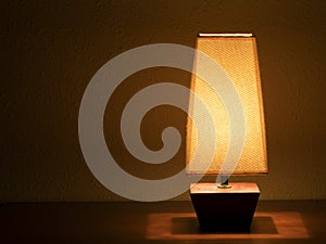 Bedside lamp photo