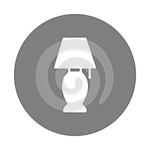 Bedside lamp Vector icon which can easily modify or edit