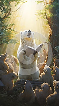 Bedtime Tales with Polar Bear: Heartwarming Storytime for Baby Cubs