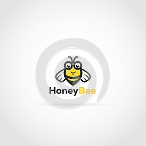 Bee Character Logo