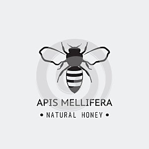 Bee emblem logo