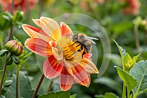 bee and flower