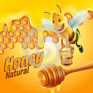 Miel de abeja Miel 