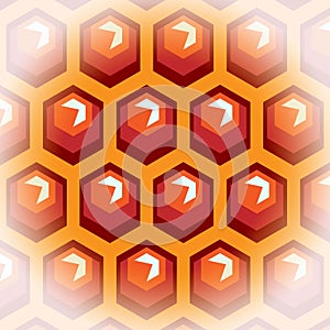 Bee honey cells. Background 2.