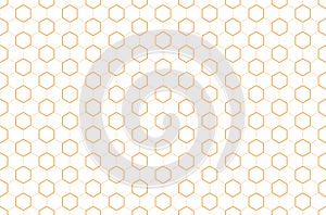 Bee honey comb background seamless. Simple seamless pattern of bee honeycomb cells. Illustration. Vector texture. Geometric print