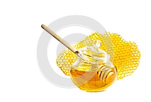 Bee honey and honeycomb