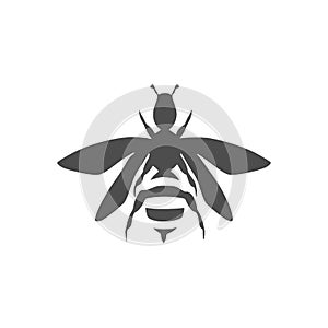 Bee icon,illustration