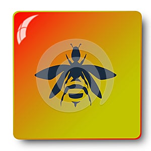 Bee icon,sing,illustration