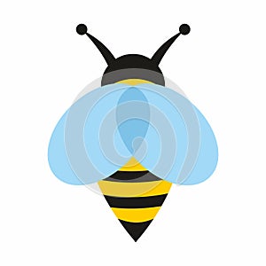 Bee insect cartoon vector illustration