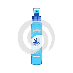 bee insect repellent cartoon vector illustration