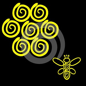 A Bee Logo