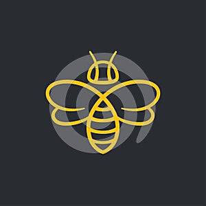 Bee Logo design photo