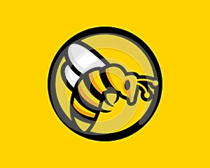 Bee Logo and Icon Design in high resolution image