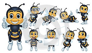 Bee Mascot Character