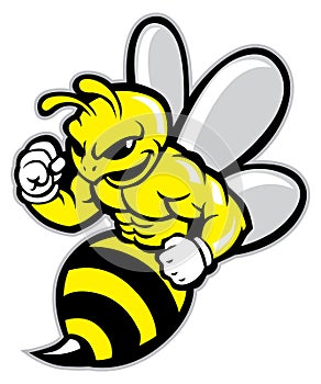 Bee mascot photo