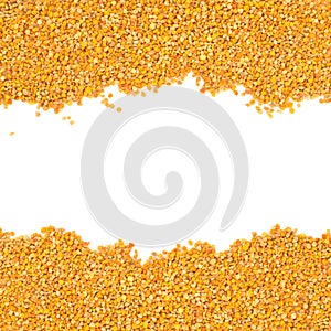 Bee pollen grains background