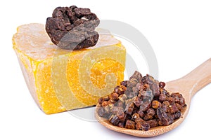 Bee pollen and propolis wax