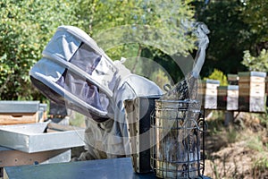 Bee smoker, a beekeeping basic equipment