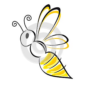 Bee stylized photo