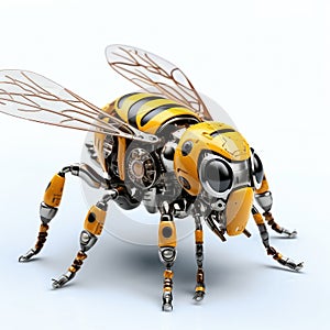 Bee or wasp robot, robotic insect, Robotic bug, robotic bee, wasp, science fiction