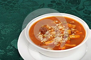 Beef barley soup