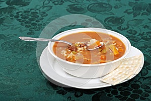 Beef barley soup starter