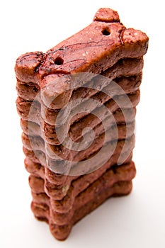 Beef Basted Dog Biscuits Stacked