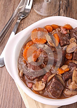 Beef bourguignon