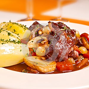 Beef bourguignon