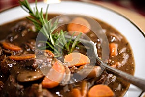 Beef bourguignon