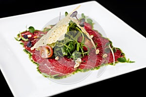 Beef carpaccio
