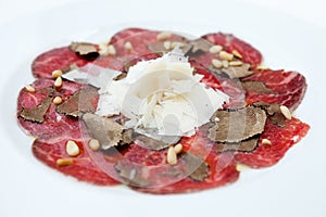 Beef carpaccio