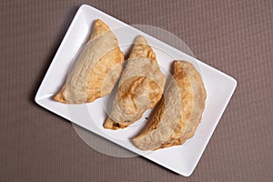 Beef empanadas with a delicious meat picadillo filling