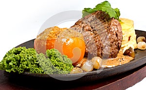 Beef Fillet with vegetables